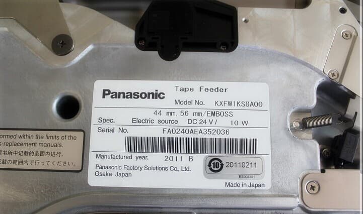 Panasonic cm402 44mm feeder